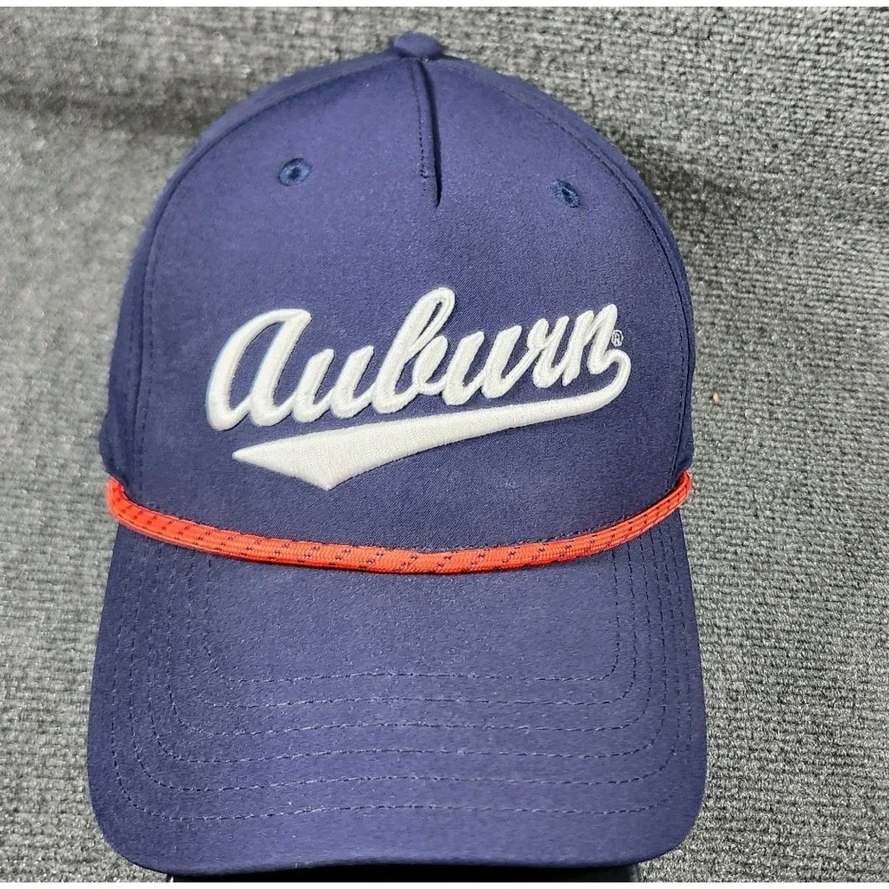 Auburn Tigers Hat Under Armour Player Team Issued Blue Snapback NCCA Adjustable‎